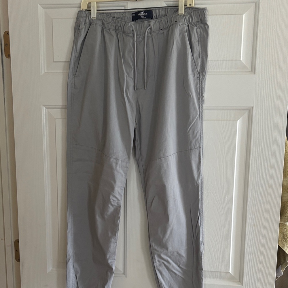 Hollister Light Gray Joggers for Men